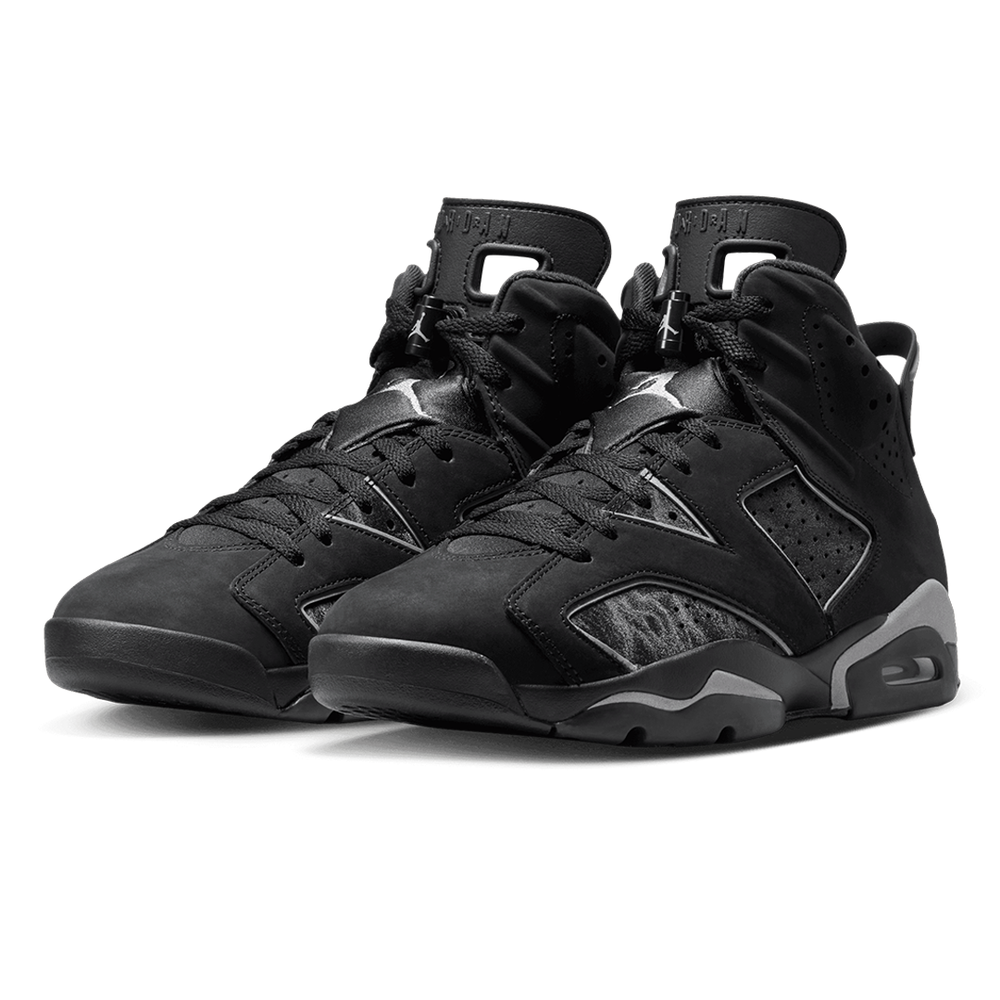 AIR JORDAN 6 RETRO BLACK/SILVER "CAP AND GOWN"