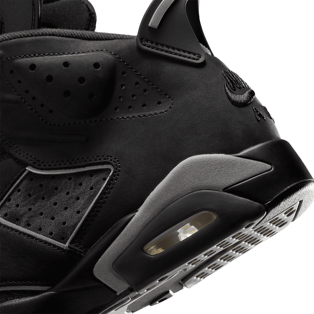 AIR JORDAN 6 RETRO BLACK/SILVER "CAP AND GOWN"