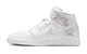 AIR JORDAN 1 MID SE WHITE / FIELD SILVER