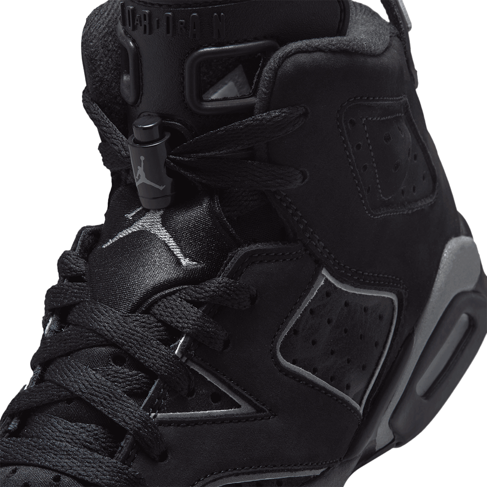 AIR JORDAN 6 RETRO (GS) BLACK/REFLECTIVE SILVER "CAP AND GOWN"