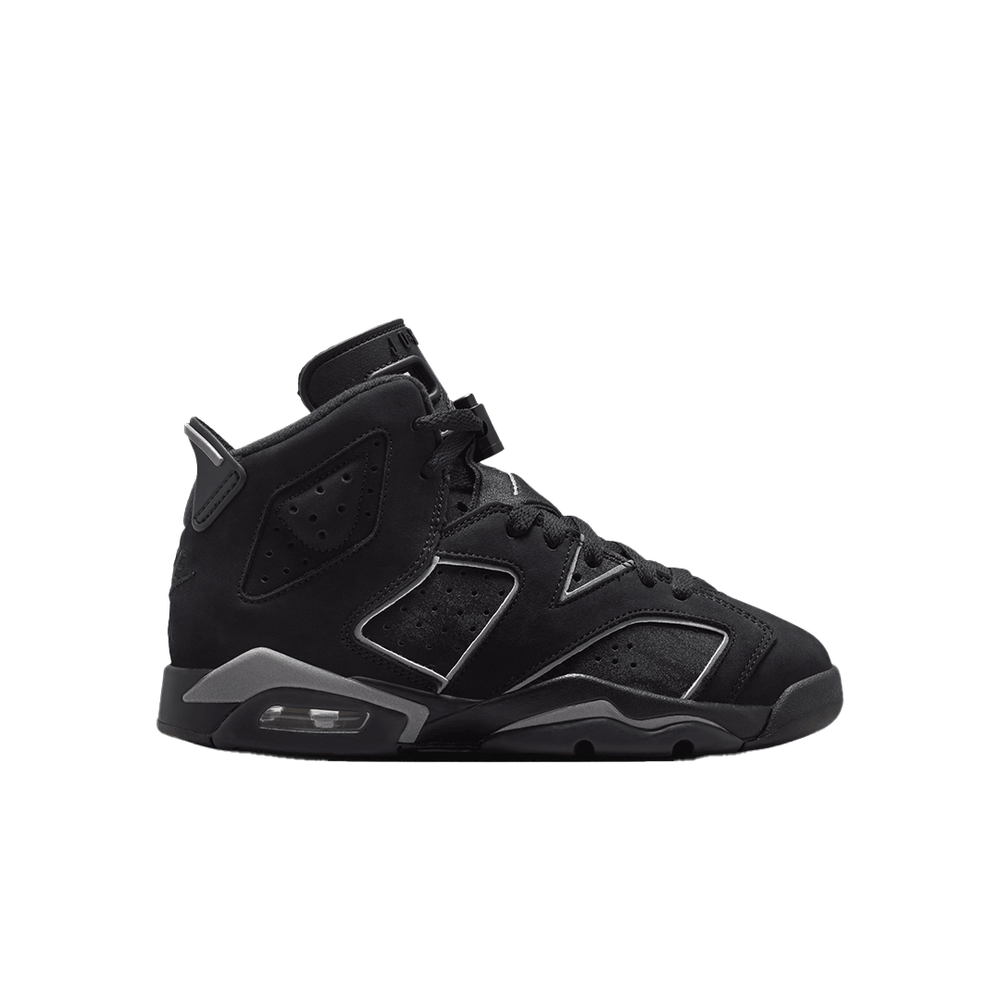 AIR JORDAN 6 RETRO (GS) BLACK/REFLECTIVE SILVER "CAP AND GOWN"
