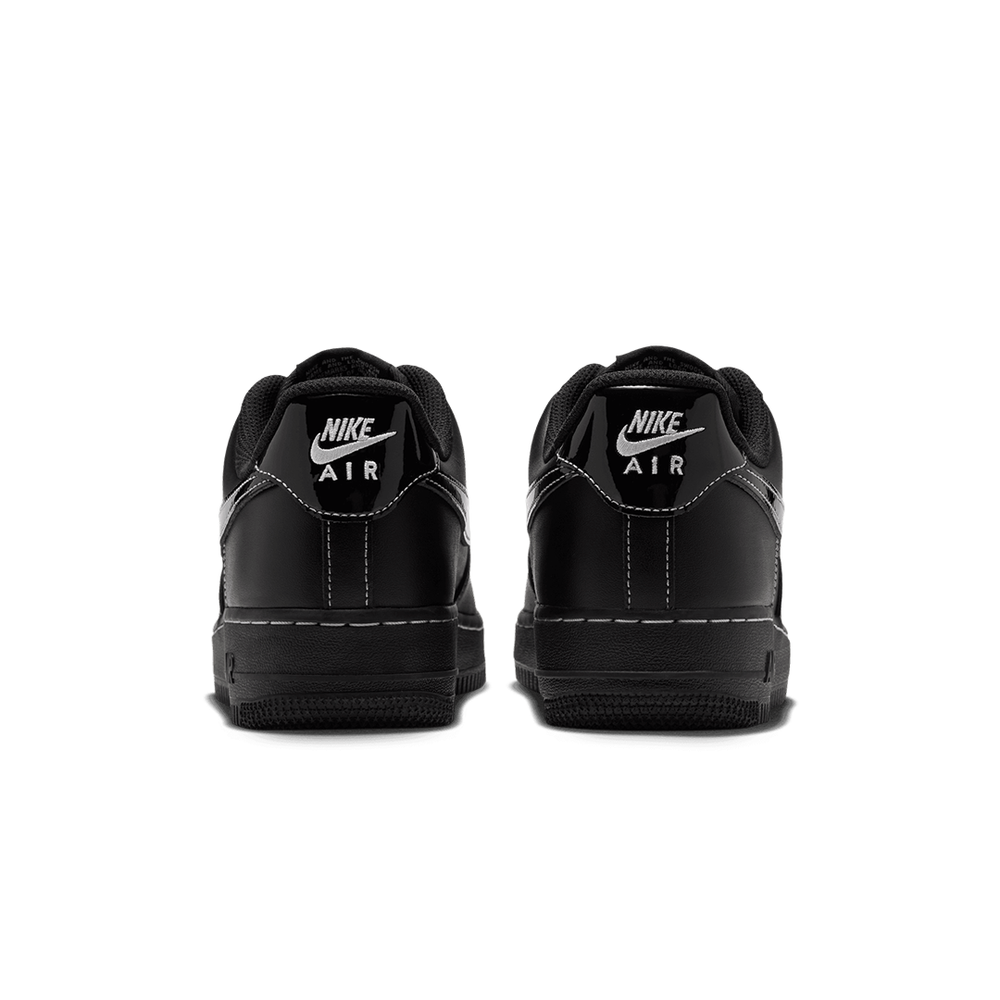 WOMEN'S AIR FORCE 1 '07 ESSENTIAL+ BLACK / WHITE-METALLIC SILVER