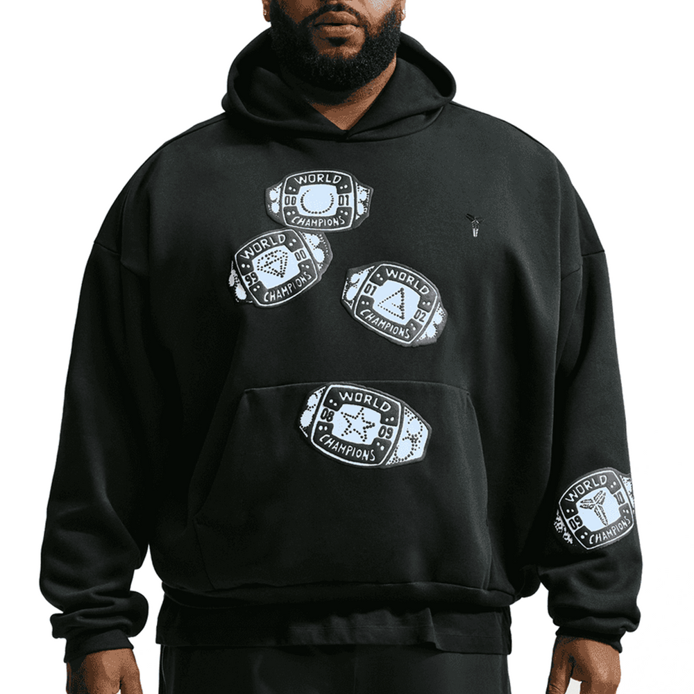 KOBE MVPUPPETS 4 RINGS HOODIE BLACK