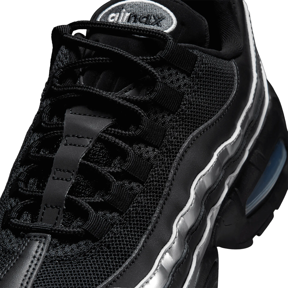 WOMEN'S AIR MAX 95 "BIG BUBBLE" BLACK / METALLIC SILVER