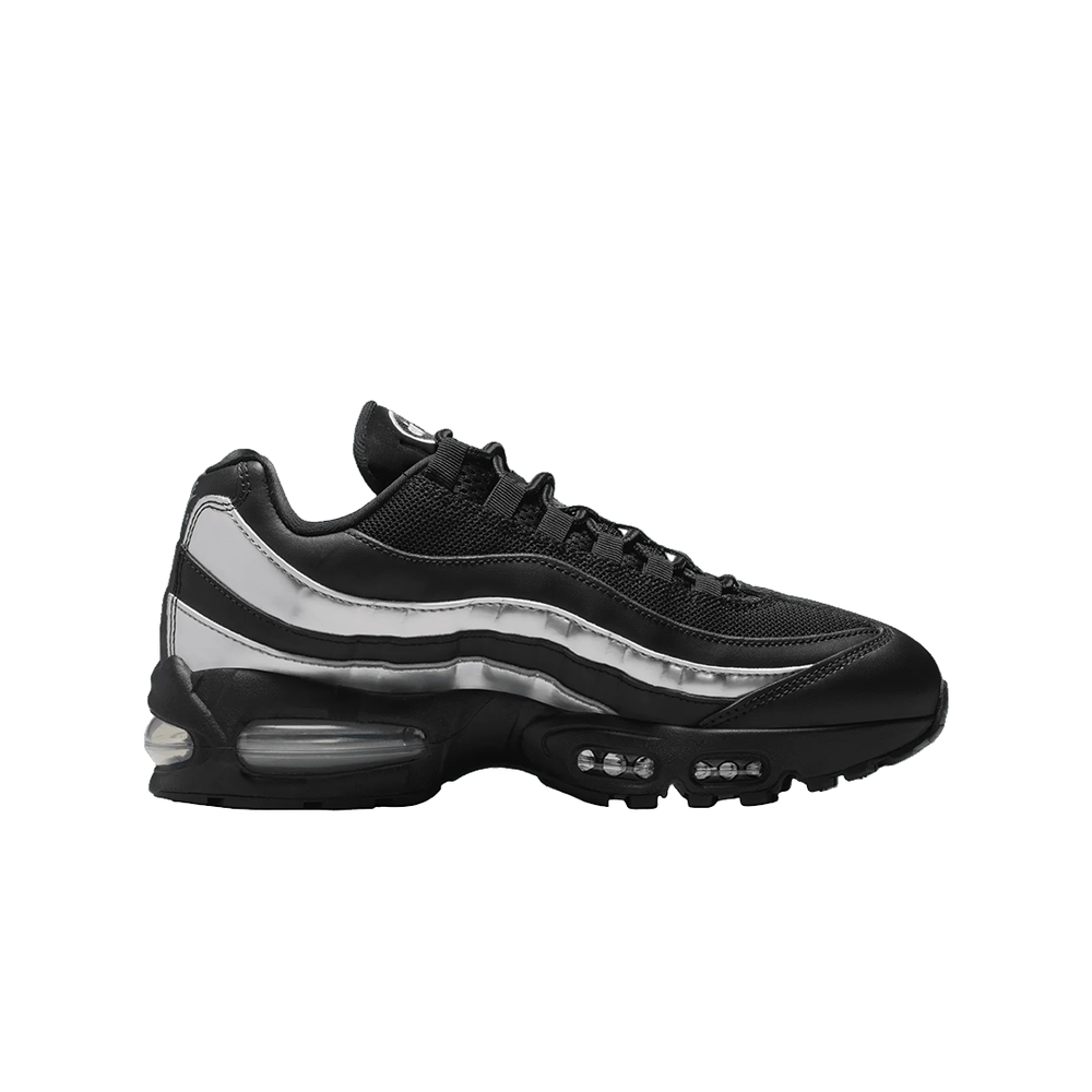 WOMEN'S AIR MAX 95 "BIG BUBBLE" BLACK / METALLIC SILVER