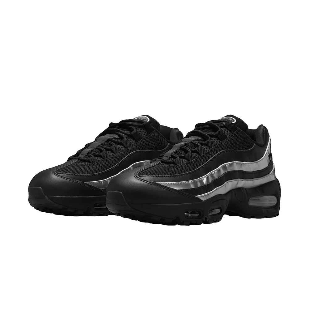 WOMEN'S AIR MAX 95 "BIG BUBBLE" BLACK / METALLIC SILVER