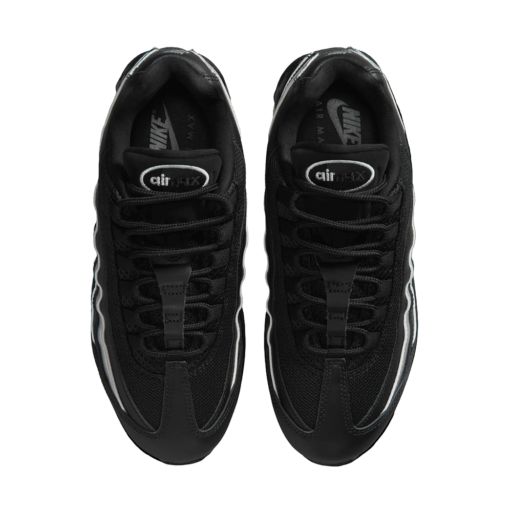 WOMEN'S AIR MAX 95 "BIG BUBBLE" BLACK / METALLIC SILVER