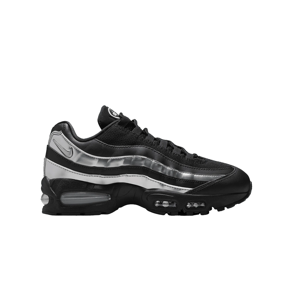 WOMEN'S AIR MAX 95 "BIG BUBBLE" BLACK / METALLIC SILVER