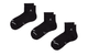 JORDAN EVERYDAY ELEVATED ANKLE SOCKS BLACK / WHITE