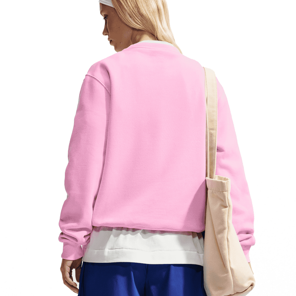 WOMEN'S STUDIO FLEECE CREWNECK PINK RISE