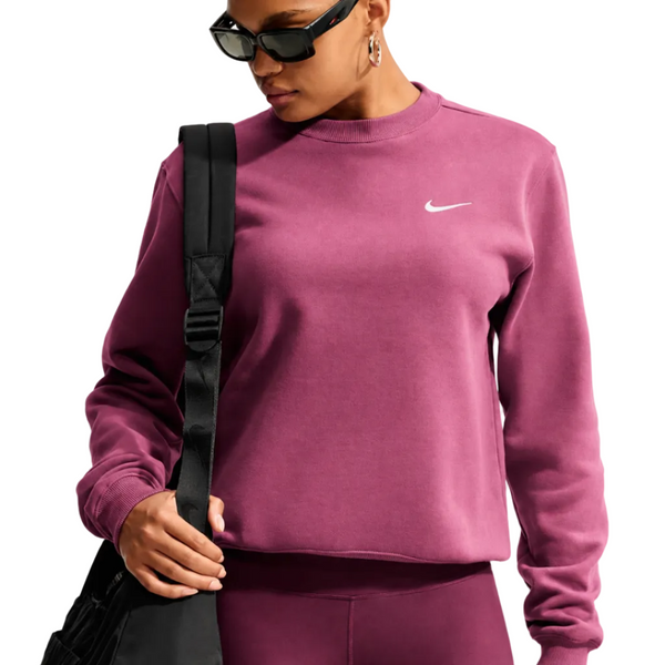 WOMEN'S STUDIO FLEECE CREWNECK PINK SMOKE