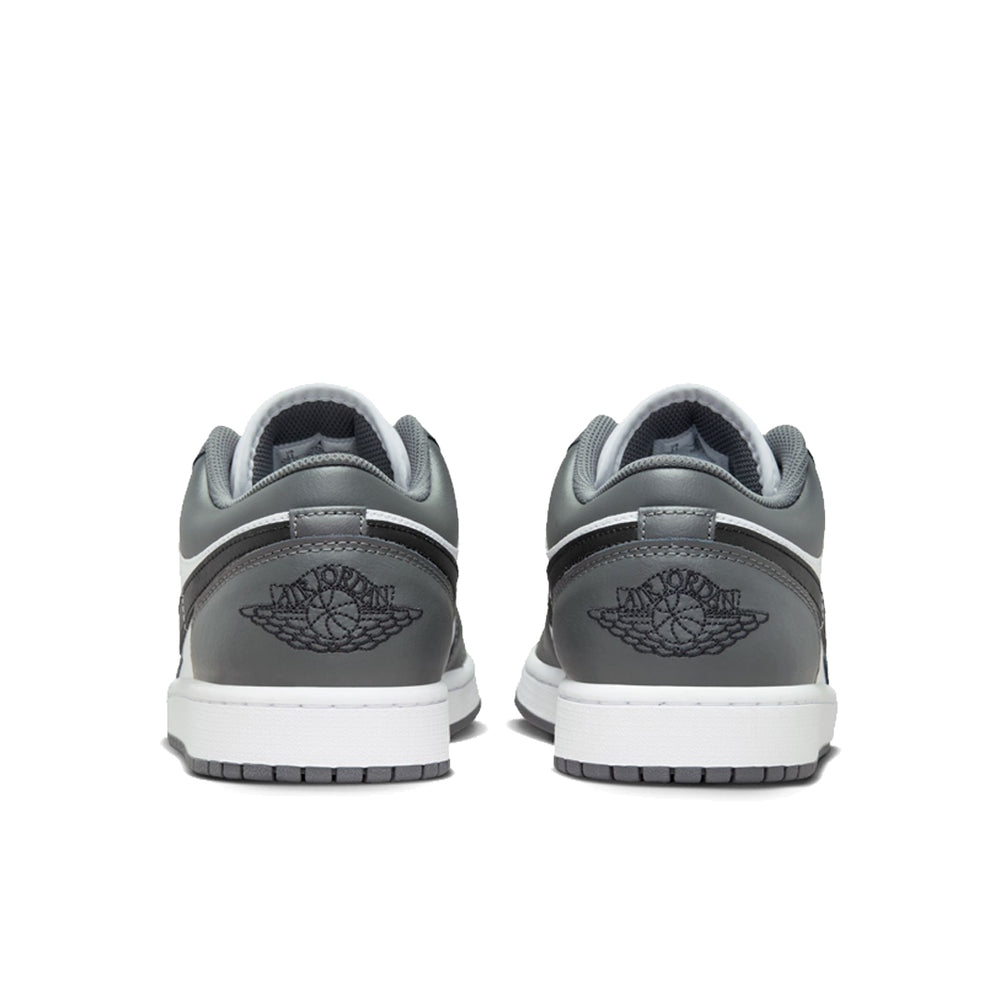 AIR JORDAN 1 LOW WHITE/BLACK-IRON GREY