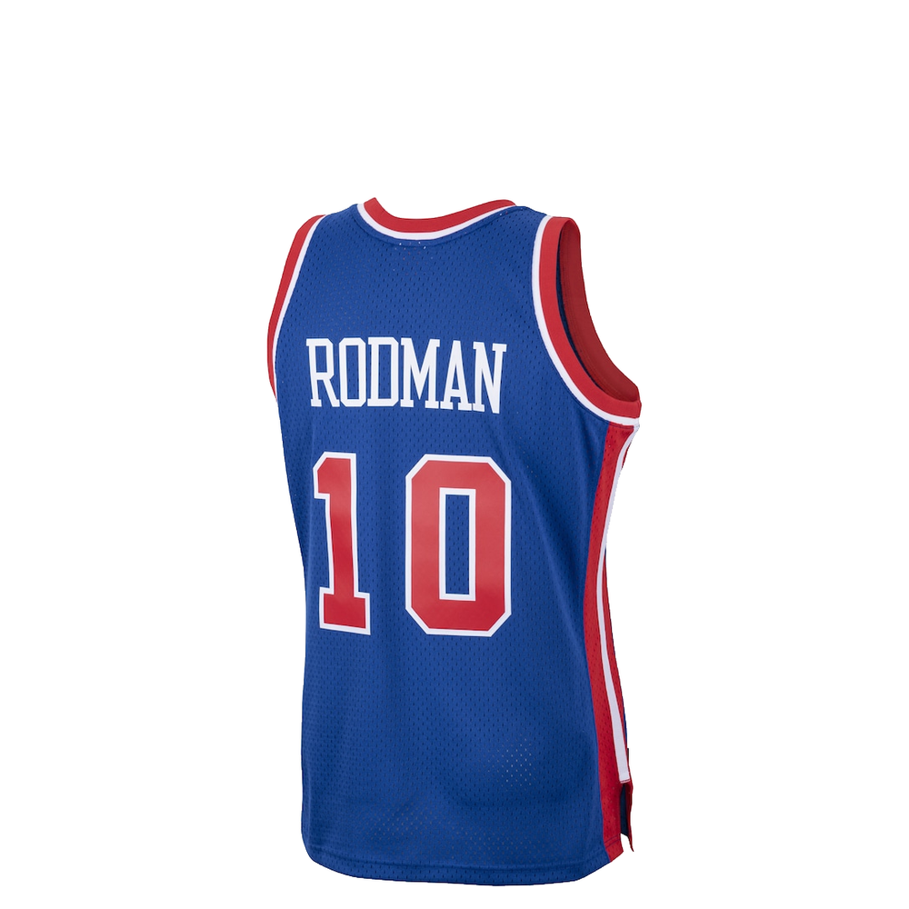 NBA DETROIT PISTONS DENNIS RODMAN #10 SWINGMAN JERSEY