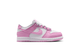 DUNK LOW (PS) WHITE / PINK RISE