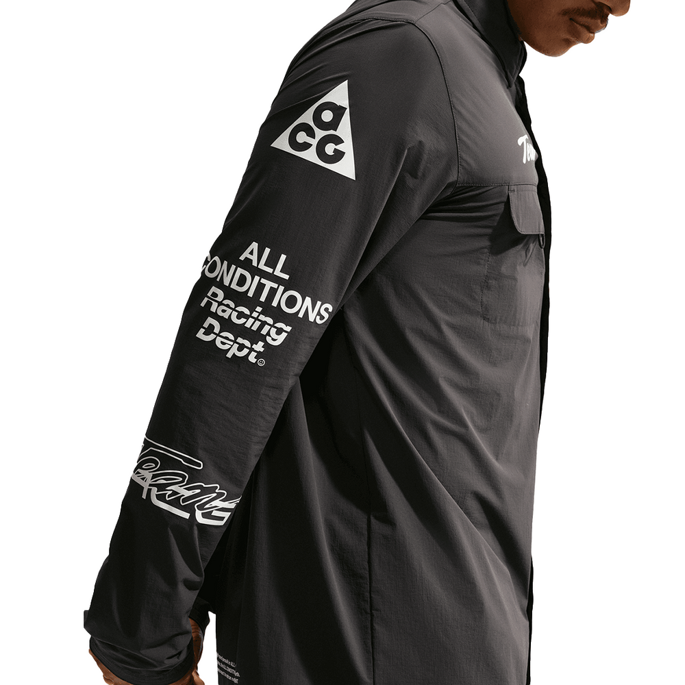 ACG "AIREEZ" GRAPHIC TOP DARK SMOKE GREY