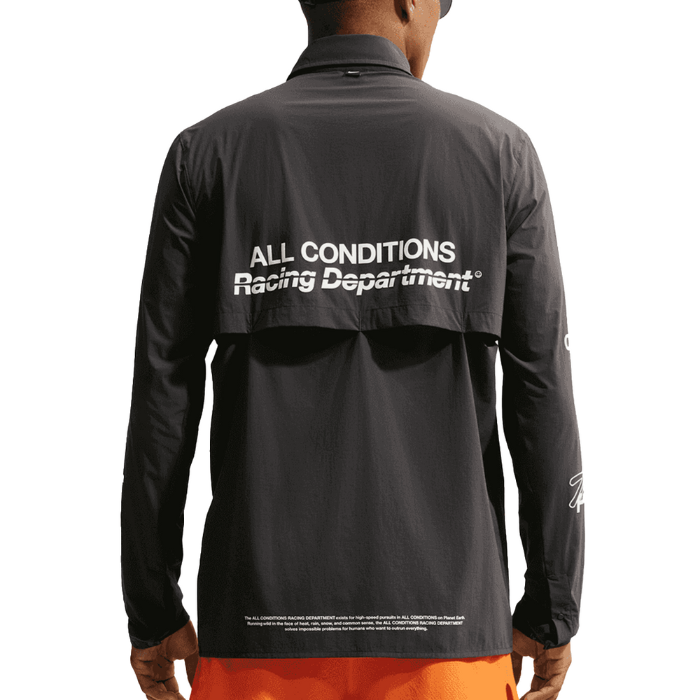 ACG "AIREEZ" GRAPHIC TOP DARK SMOKE GREY