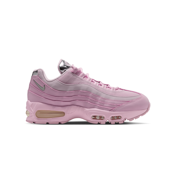 WOMEN'S AIR MAX 95 BIG BUBBLE CHROME PINK FOAM / METALLIC SILVER