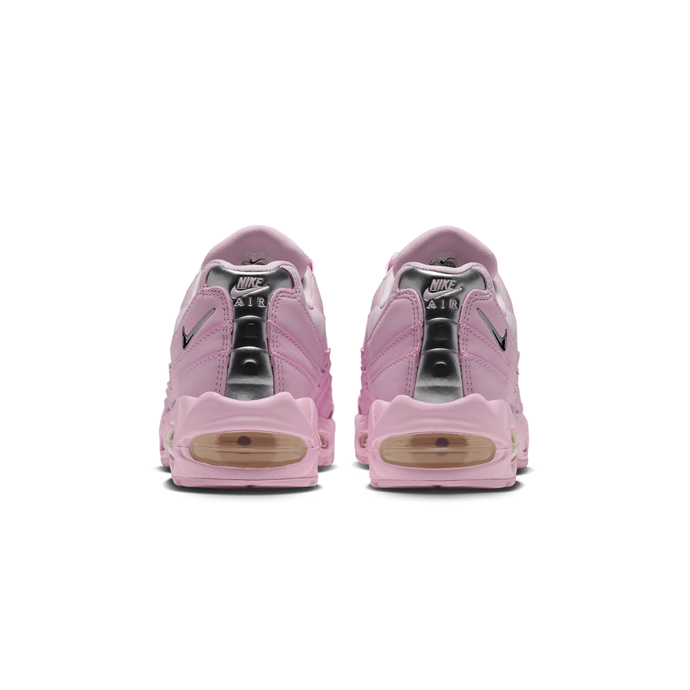 WOMEN'S AIR MAX 95 BIG BUBBLE CHROME PINK FOAM / METALLIC SILVER