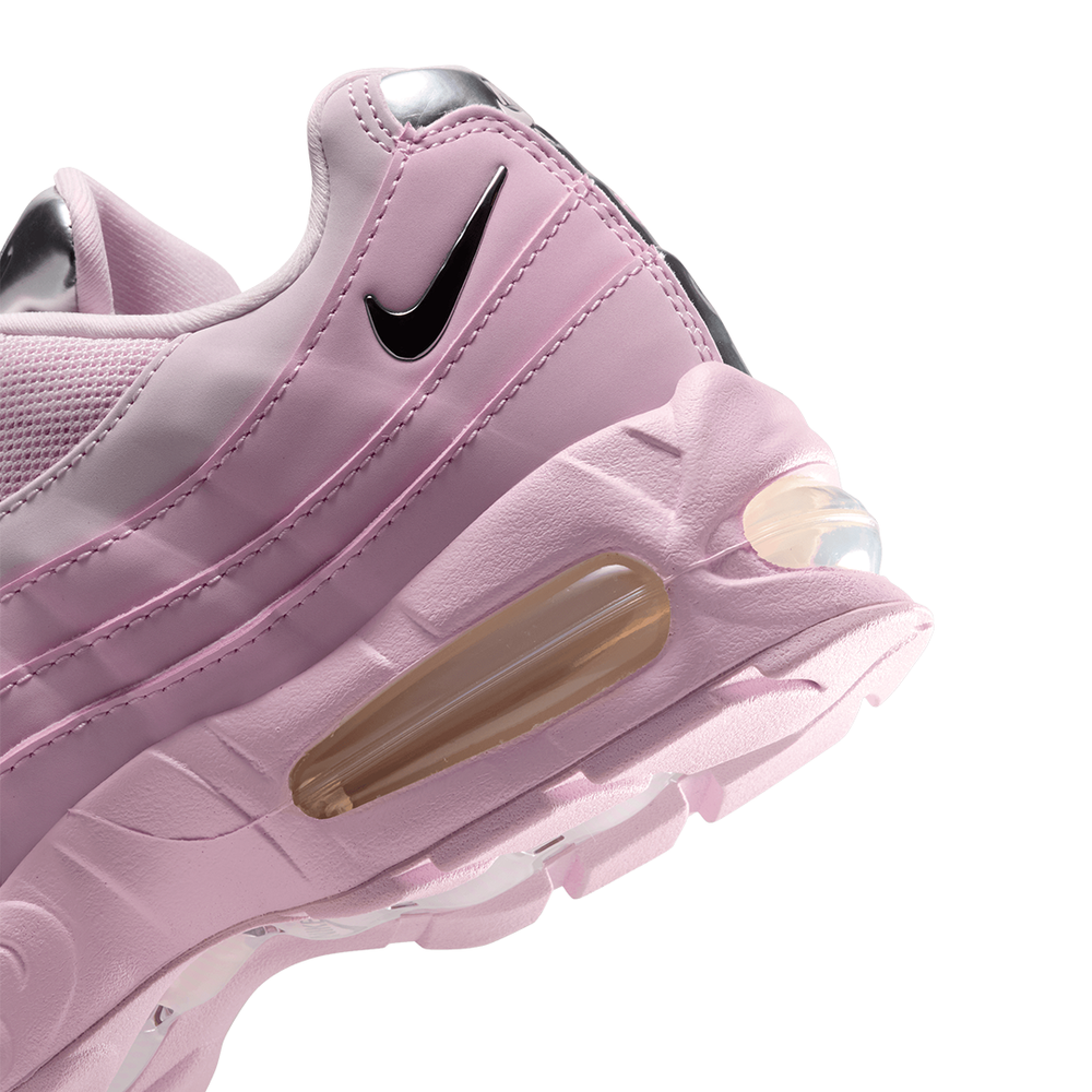 WOMEN'S AIR MAX 95 BIG BUBBLE CHROME PINK FOAM / METALLIC SILVER