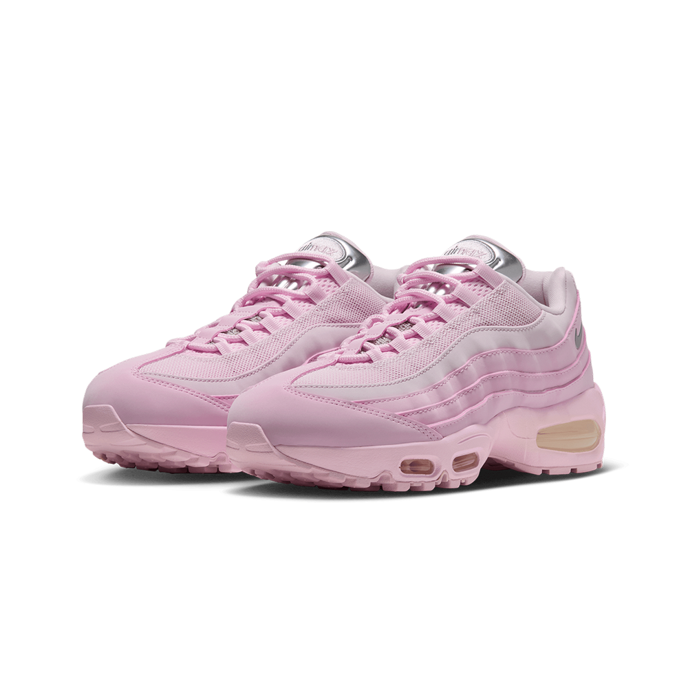WOMEN'S AIR MAX 95 BIG BUBBLE CHROME PINK FOAM / METALLIC SILVER