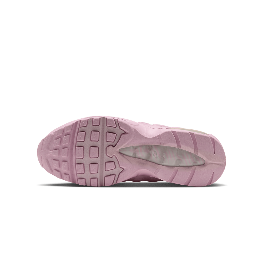 WOMEN'S AIR MAX 95 BIG BUBBLE CHROME PINK FOAM / METALLIC SILVER