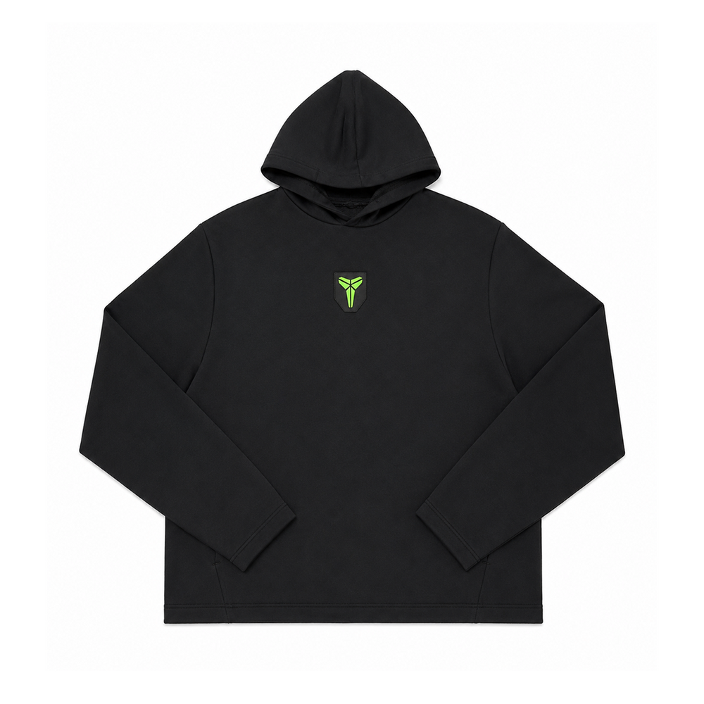KOBE PULLOVER HOODIE BLACK / ELECTRIC GREEN