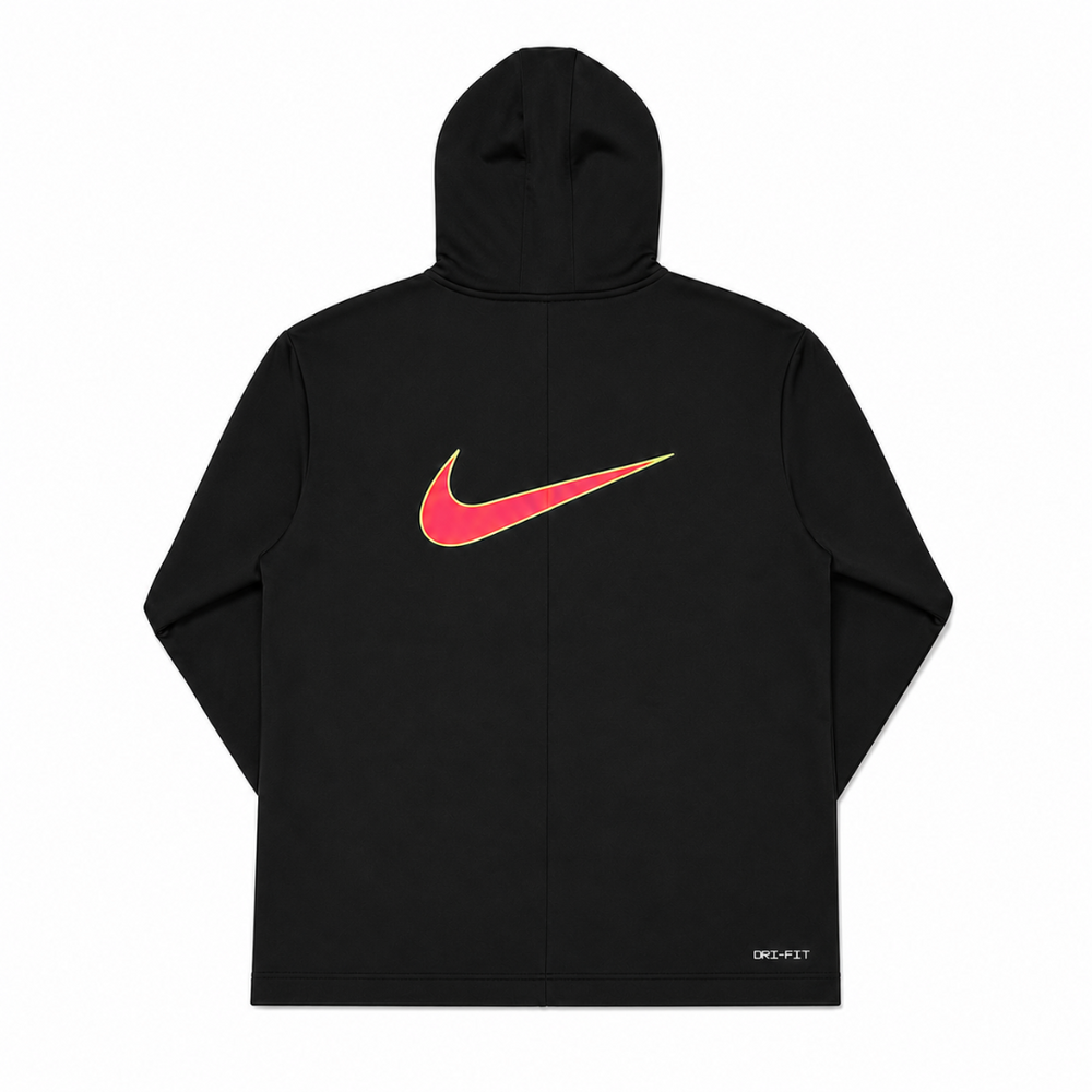 KOBE PULLOVER HOODIE BLACK / ELECTRIC GREEN