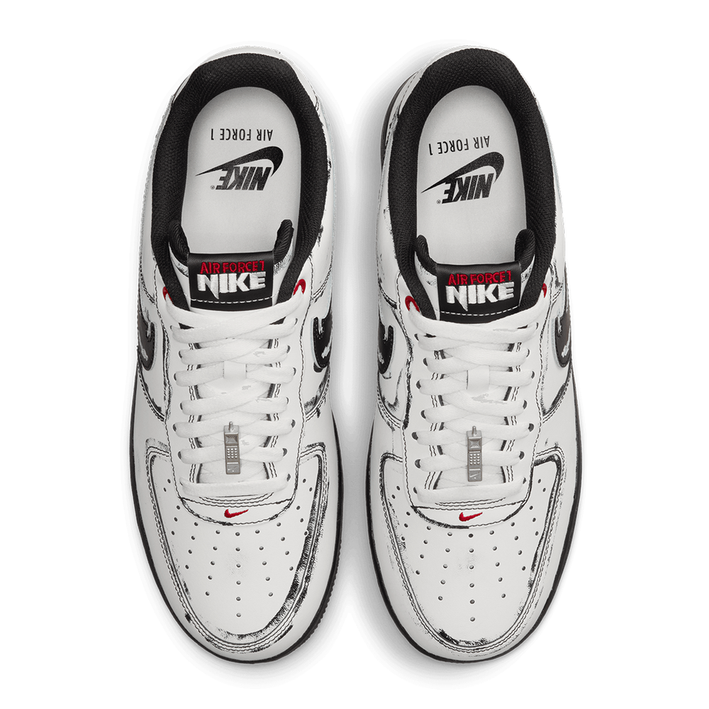 AIR FORCE 1 SUMMIT WHITE / METALLIC SILVER