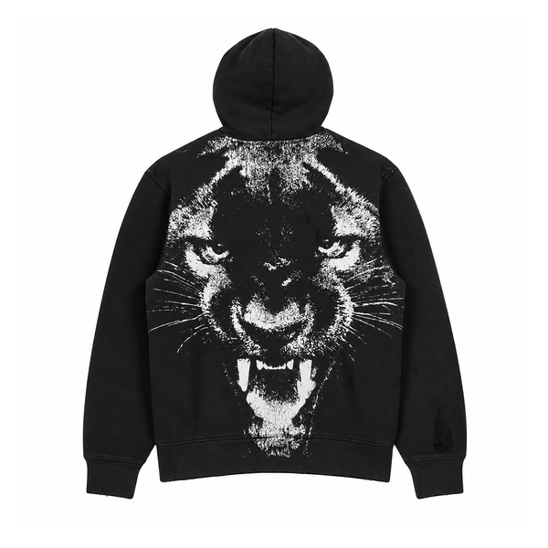 JORDAN X NEIGHBORHOOD BLACK CAT HOODIE BLACK / UNIVERSITY RED