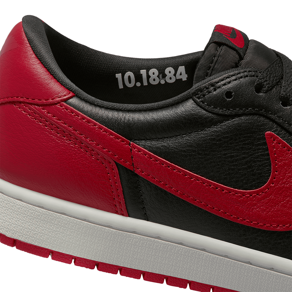 AIR JORDAN 1 RETRO LOW OG VARSITY RED/SUMMIT WHITE "BANNED"
