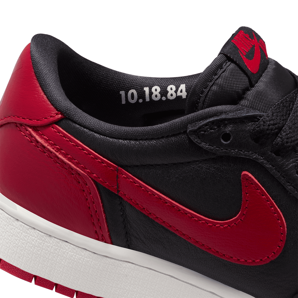 AIR JORDAN 1 RETRO LOW OG (GS) VARSITY RED / SUMMIT WHITE "BANNED"