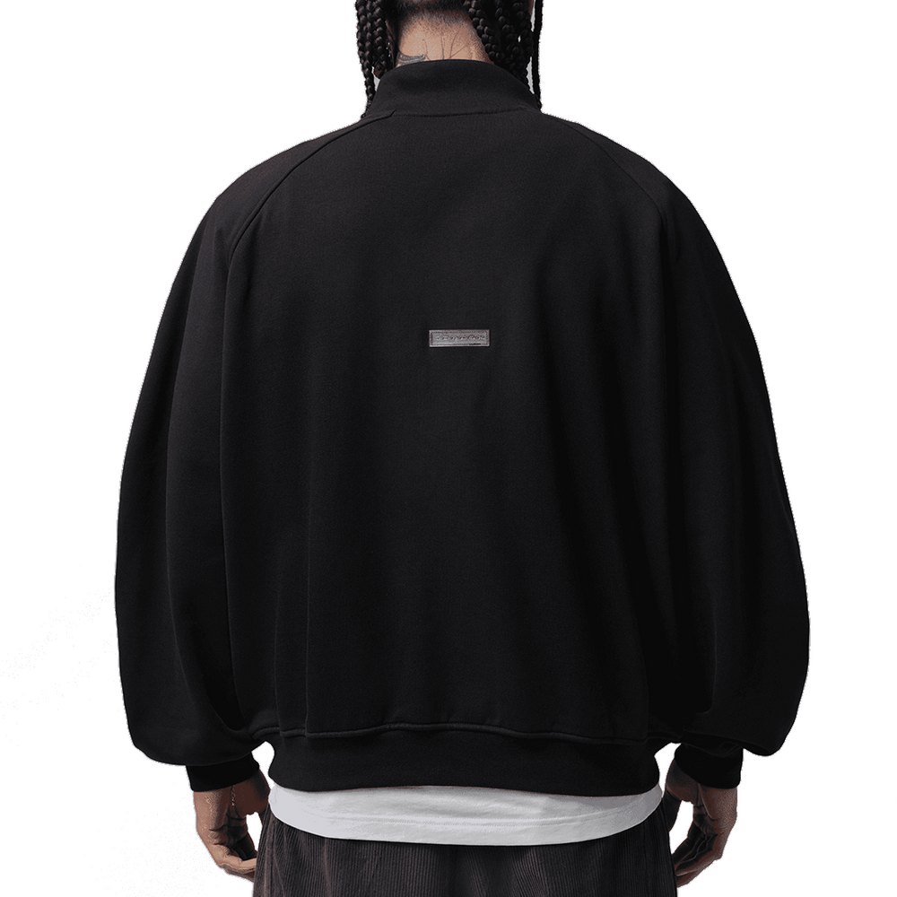 JORDAN FLIGHT FLEECE 1/4 ZIP TOP BLACK