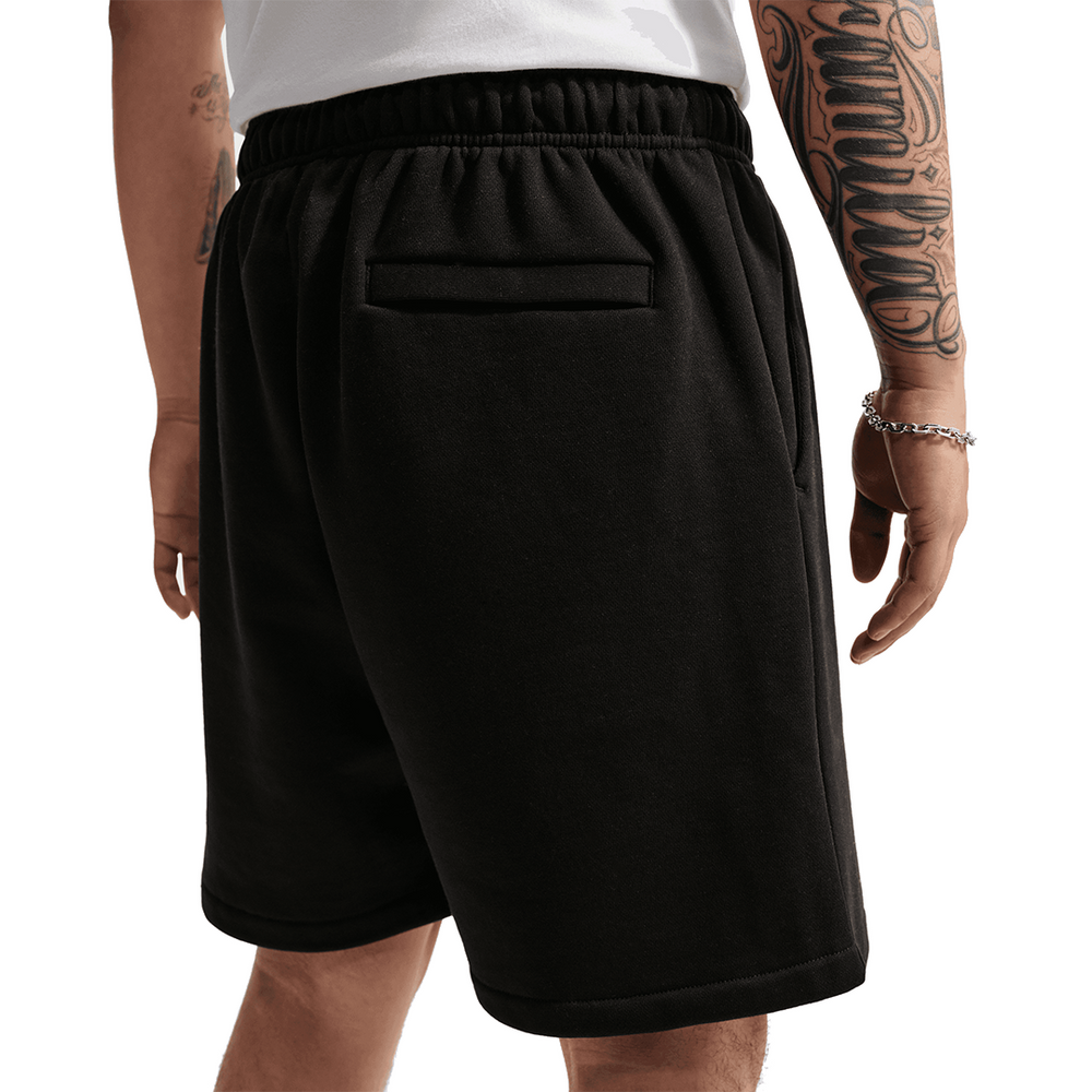 SOLO FLEECE SHORTS TOTAL BLACK / SAIL