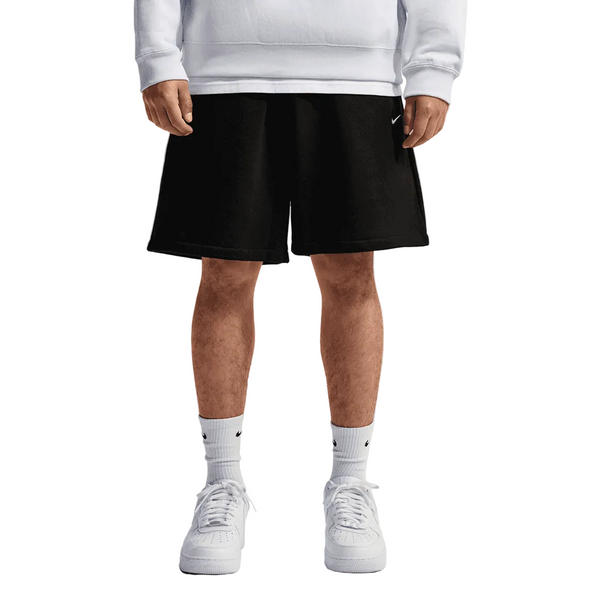 SOLO FLEECE SHORTS TOTAL BLACK / SAIL