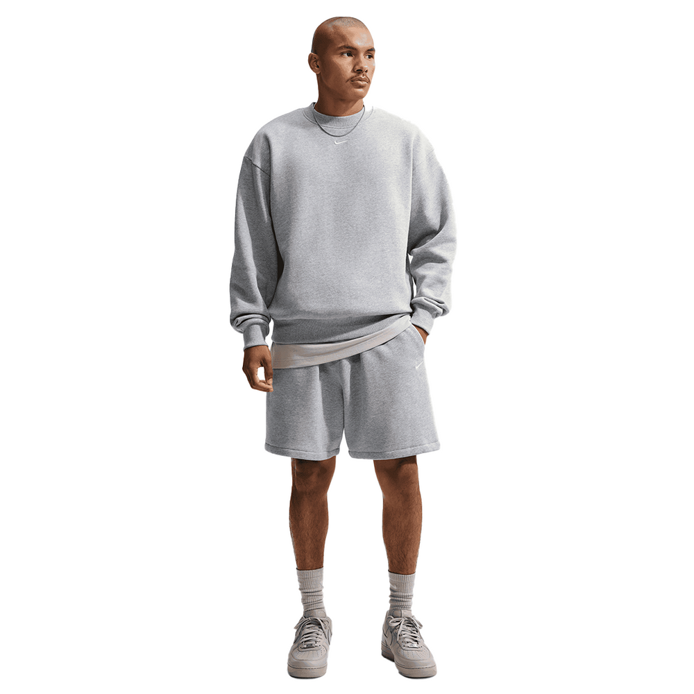 SOLO FLEECE SHORTS DARK GREY HEATHER