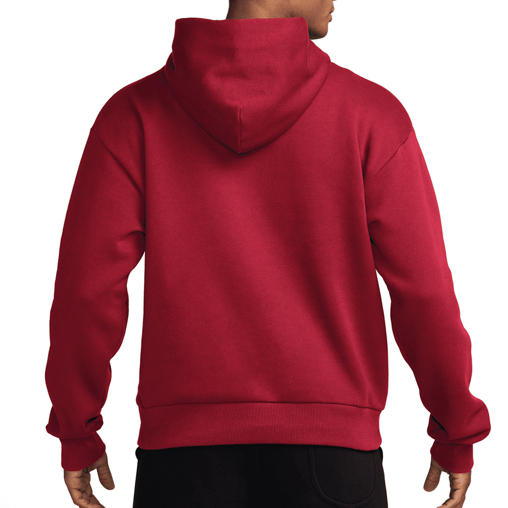 SOLO FLEECE PULLOVER HOODIE TOUGH RED