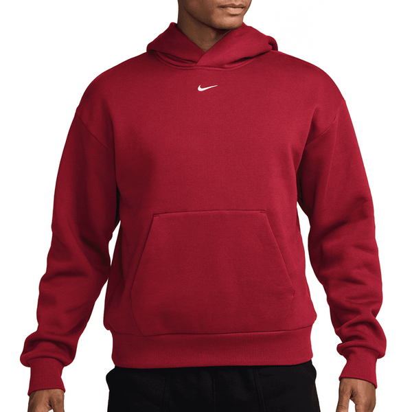 SOLO FLEECE PULLOVER HOODIE TOUGH RED