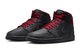 AIR JORDAN 1 MID SE BLACK / TOUGH RED