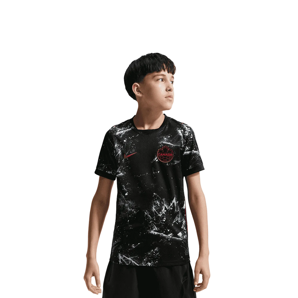 KIDS' CANADA 2026 STADIUM AWAY T-SHIRT BLACK