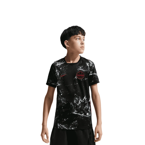 KIDS' CANADA 2026 STADIUM AWAY T-SHIRT BLACK