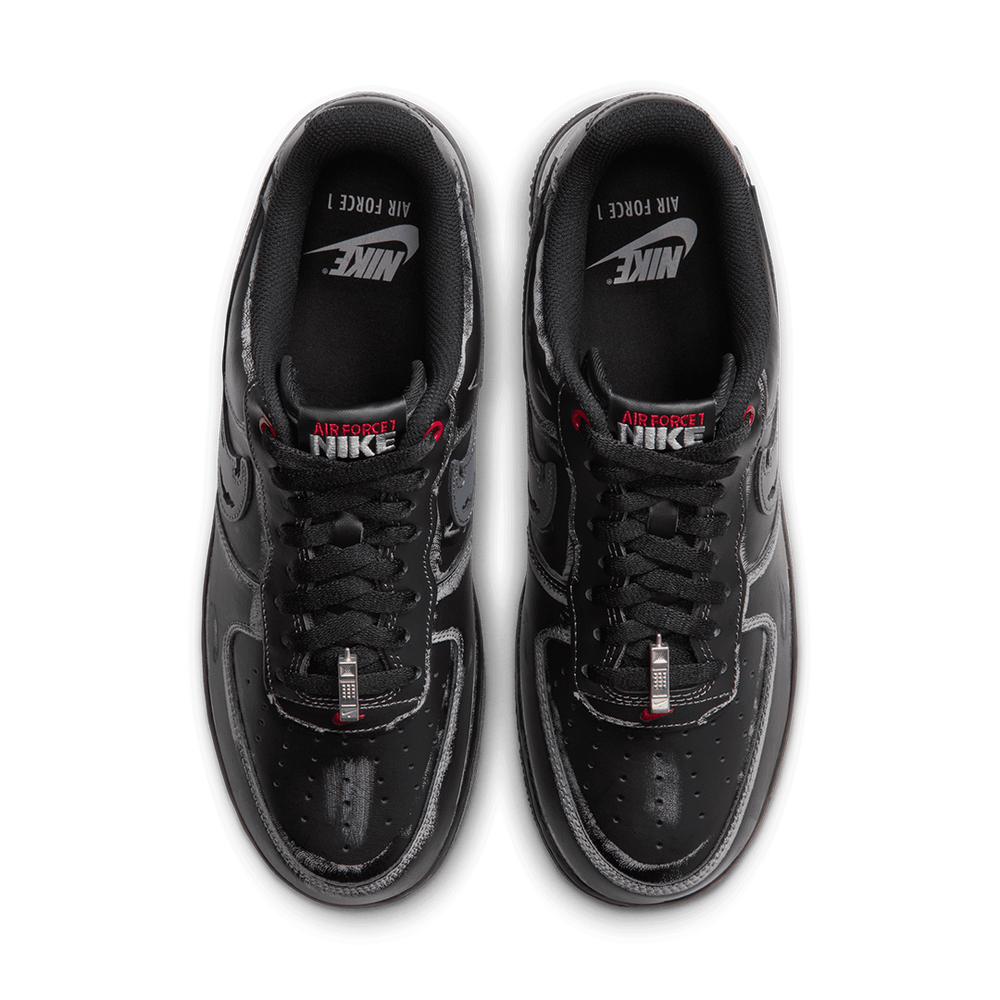 AIR FORCE 1 '07 "GHOSTFACE" BLACK / STEALTH-GYM RED