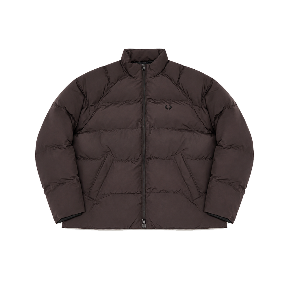 RAGLAN SLEEVE PADDED JACKET RICH BROWN