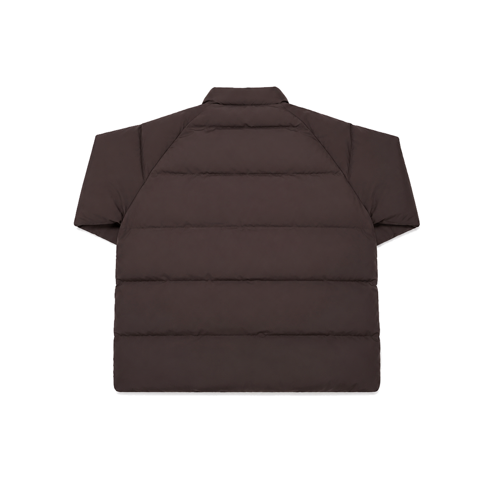 RAGLAN SLEEVE PADDED JACKET RICH BROWN