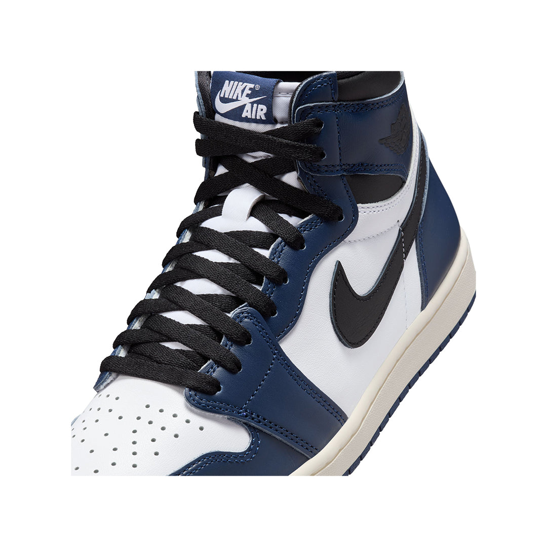 Blue high top jordans best sale