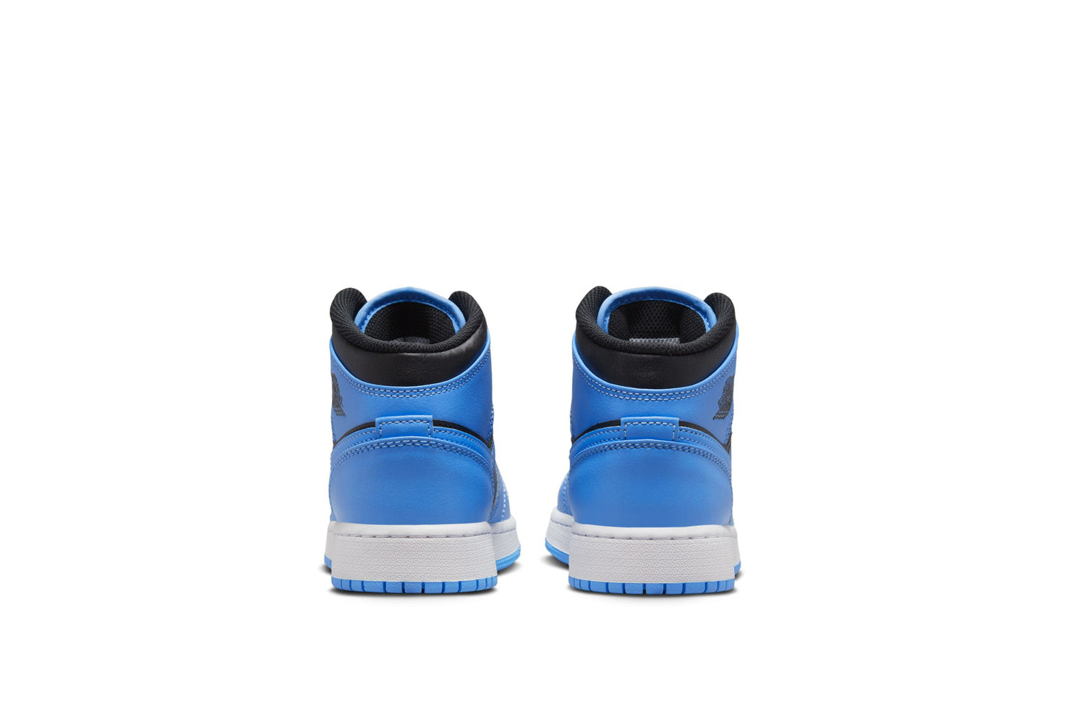 Nike Air Jordan 1 Mid University Blue Black (GS)