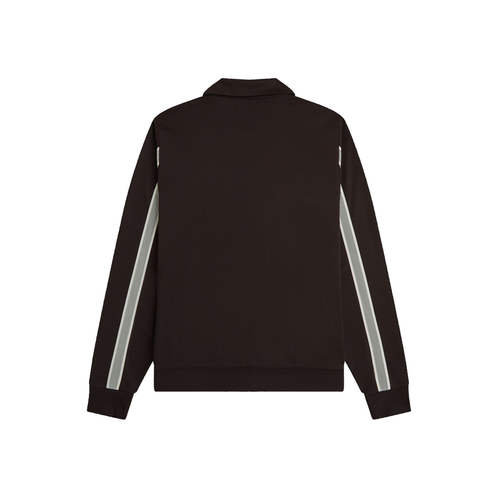 TENNIS TAPE TRACK JACKET RICH BROWN