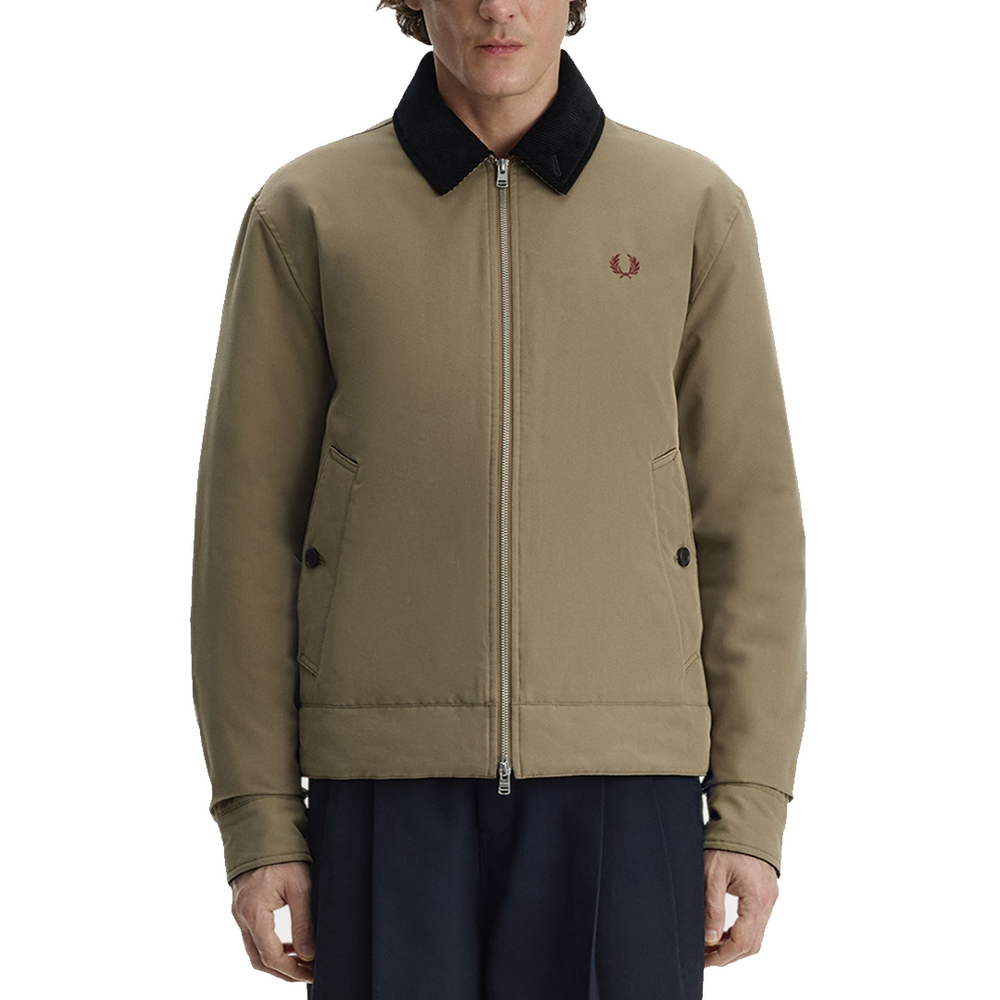 COTTON CABAN JACKET GOLDEN KHAKI