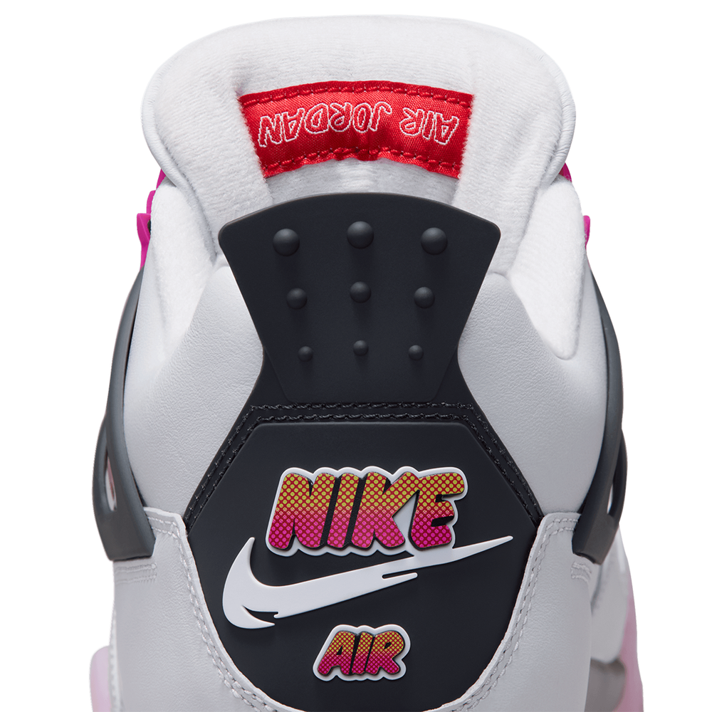 AIR JORDAN 4 RETRO "COMIC" OFF WHITE / FIRE PINK