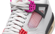AIR JORDAN 4 RETRO "COMIC" OFF WHITE / FIRE PINK