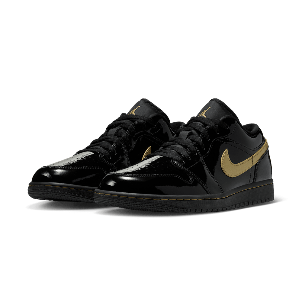 AIR JORDAN 1 LOW BLACK / METALLIC GOLD